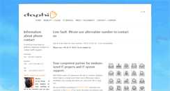 Desktop Screenshot of daphi.de