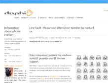 Tablet Screenshot of daphi.de